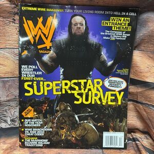 WWE Magazine December 2009 The Undertaker Superstar Survey Wrestling